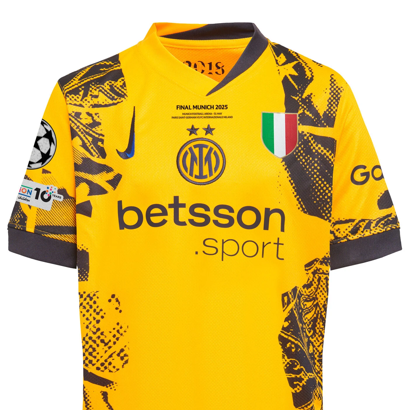 Inter Milan Third UCL Final 2025 Jersey