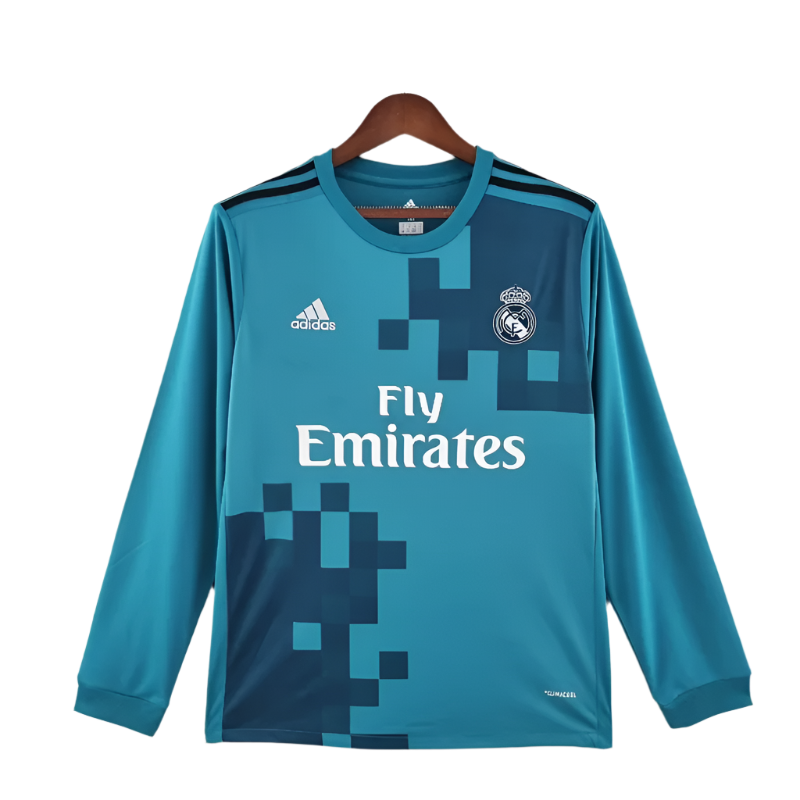 Real Madrid Third 2017-18 Full Sleeves Retro Jersey
