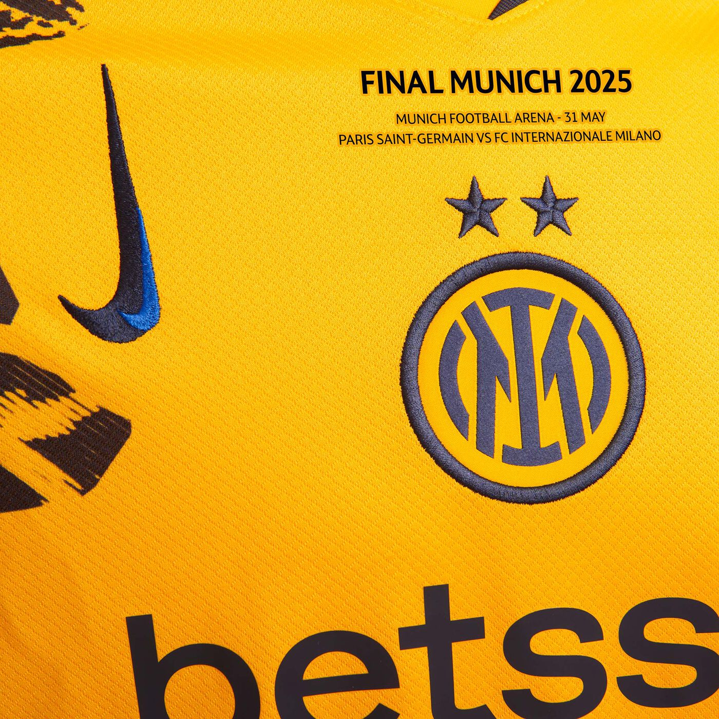 Inter Milan Third UCL Final 2025 Jersey