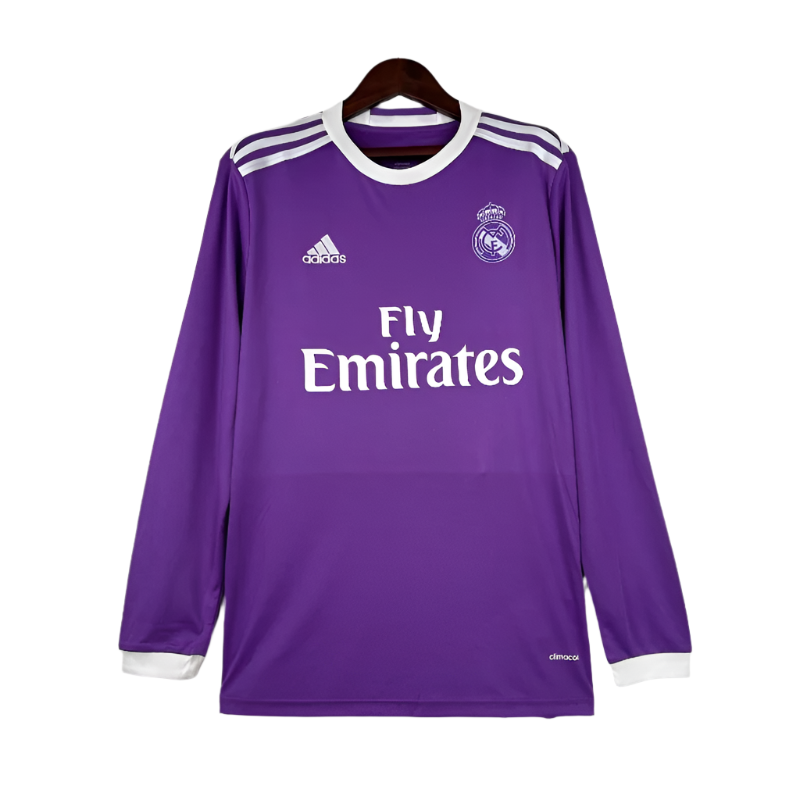 Real Madrid Away 2016-17 Full Sleeves  Retro Jersey