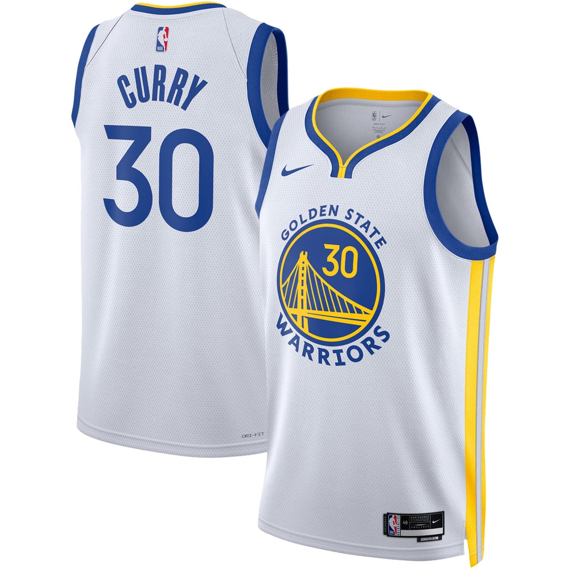 Golden State Warriors Association Edition Jersey White