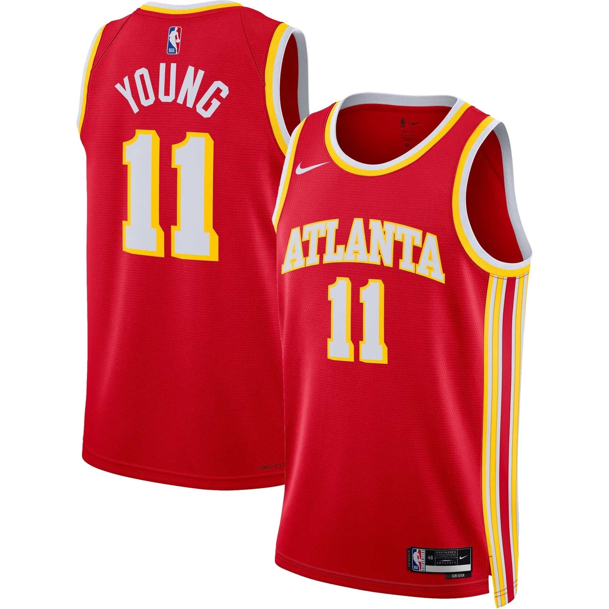 Atlanta Hawks Association Edition Jersey Red